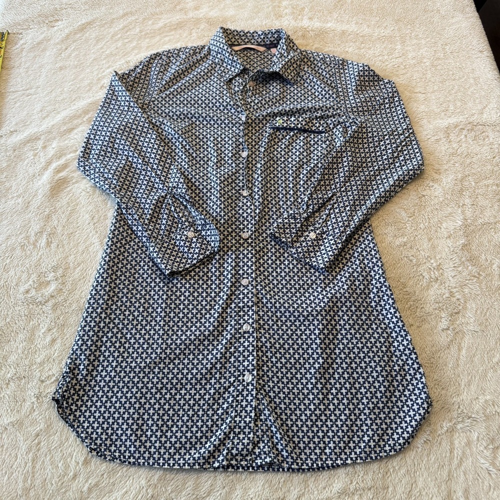 Victorias Secret Womens Pajama Night Shirt Size S Lightweight Cotton